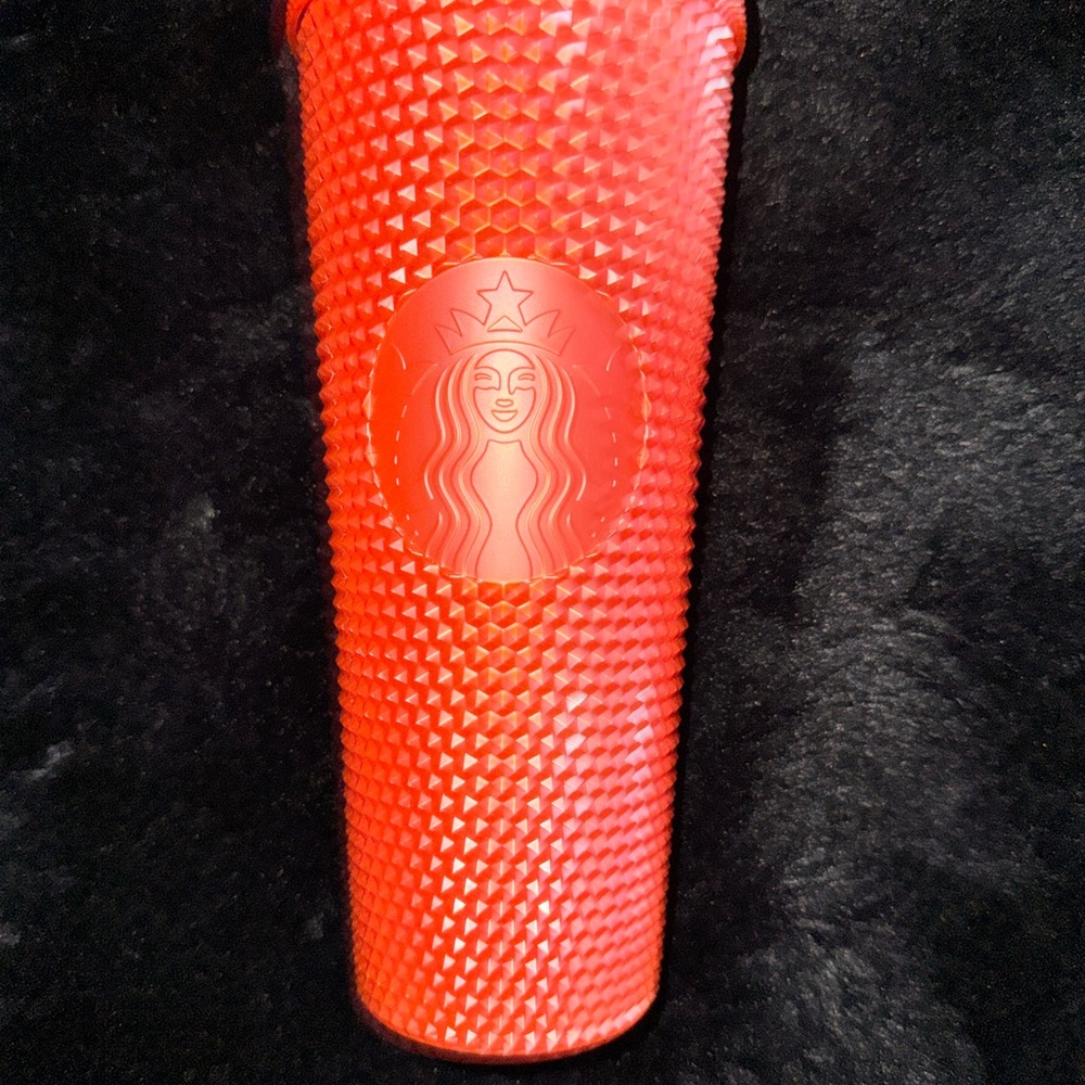 Starbucks Orange Studded Travel Tumbler